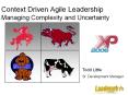 Context Driven Agile Leadership Managing Complexity and Uncertainty PowerPoint PPT Presentation