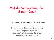 Mobile Networking for Smart Dust