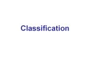 Classification