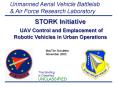 STORK Initiative UAV Control and Emplacement of Robotic Vehicles in Urban Operations PowerPoint PPT Presentation