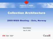 Collection Architecture