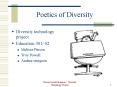Poetics of Diversity PowerPoint PPT Presentation