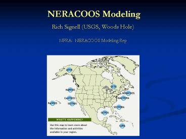 NERACOOS Modeling