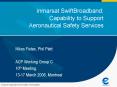 Inmarsat SwiftBroadband: Capability to Support Aeronautical Safety Services PowerPoint PPT Presentation