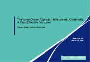 The%20Value-Driver%20Approach%20to%20Business%20Continuity