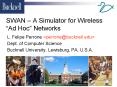 SWAN A Simulator for Wireless Ad Hoc Networks PowerPoint PPT Presentation