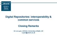 Digital Repositories: interoperability