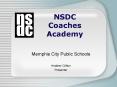 NSDC Coaches Academy PowerPoint PPT Presentation