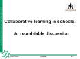 Collaborative learning in schools: PowerPoint PPT Presentation