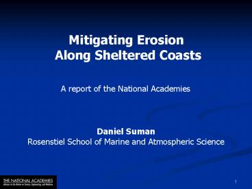 Mitigating Erosion