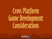 Cross Platform Development Considerations