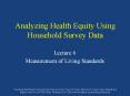 Analyzing Health Equity Using Household Survey Data PowerPoint PPT Presentation