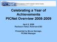 Celebrating a Year of Achievements PICNet Overview 20082009 PowerPoint PPT Presentation