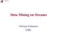 Data Mining on Streams PowerPoint PPT Presentation