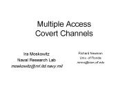 Multiple Access Covert Channels
