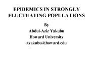 EPIDEMICS IN STRONGLY FLUCTUATING POPULATIONS