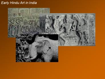 Early Hindu Art in India