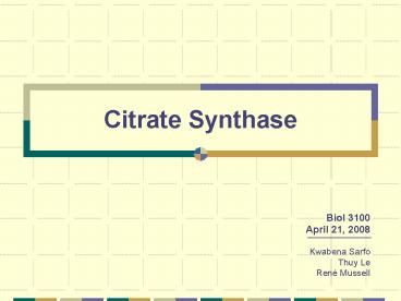Citrate Synthase
