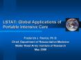 LSTAT: Global Applications of Portable Intensive Care PowerPoint PPT Presentation