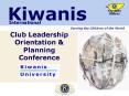 Club Leadership Orientation PowerPoint PPT Presentation