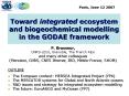 Toward integrated ecosystem and biogeochemical modelling in the GODAE framework PowerPoint PPT Presentation