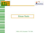 WP1 Apron Activity Model Overview