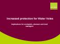 Increased protection for Water Voles