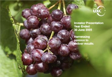 Investor Presentation