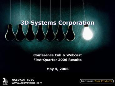 3D Systems Corporation