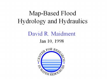 Map-Based%20Flood%20Hydrology%20and%20Hydraulics