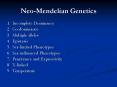 NeoMendelian Genetics PowerPoint PPT Presentation
