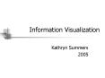 Information Visualization PowerPoint PPT Presentation