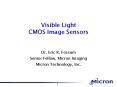 Visible Light CMOS Image Sensors PowerPoint PPT Presentation