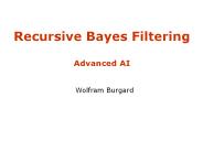 Recursive Bayes Filtering Advanced AI