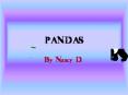 PANDAS PowerPoint PPT Presentation