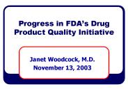 Progress in FDA