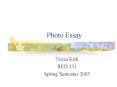 Photo Essay PowerPoint PPT Presentation