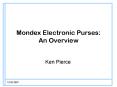 Mondex Electronic Purses: An Overview PowerPoint PPT Presentation