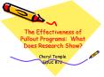 The Effectiveness of Pullout Programs: What Does Research Show? PowerPoint PPT Presentation