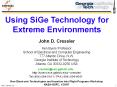 Using SiGe Technology for Extreme Environments PowerPoint PPT Presentation