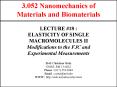 3.052 Nanomechanics of PowerPoint PPT Presentation