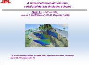 A multi-scale three-dimensional variational data assimilation scheme