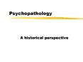 Psychopathology PowerPoint PPT Presentation