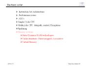 Instruction Set Architectures