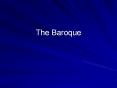 The%20Baroque PowerPoint PPT Presentation