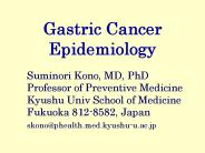 Gastric Cancer Epidemiology