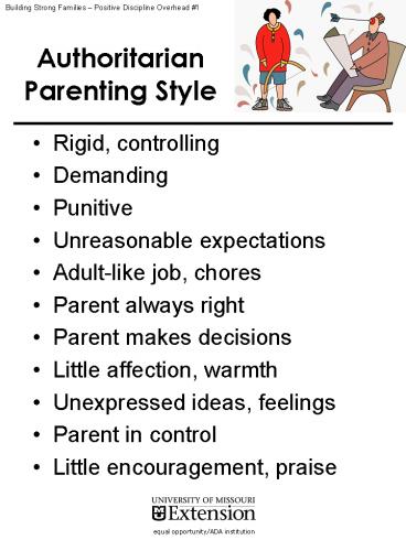Authoritarian Parenting Style
