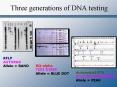Three generations of DNA testing PowerPoint PPT Presentation
