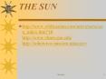 THE SUN PowerPoint PPT Presentation