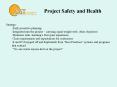 Project Safety and Health PowerPoint PPT Presentation